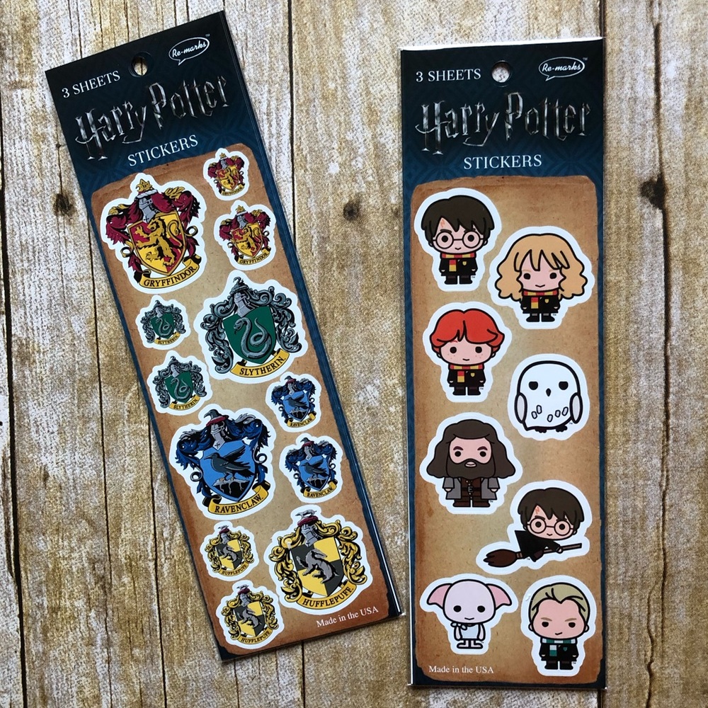 🆕 Two Sealed Packs Harry Potter Re-Marks Stickers